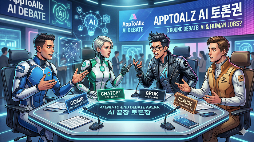 AI 토론장 — 4대 AI와 실시간 토론